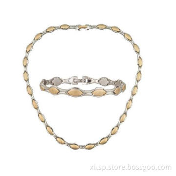 India wholesales gold stainless steel statement chain necklace